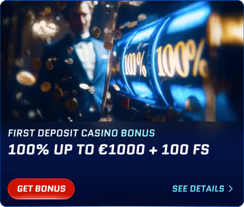 Bonus sportowy od drugiej wpłaty 75% do 500 €